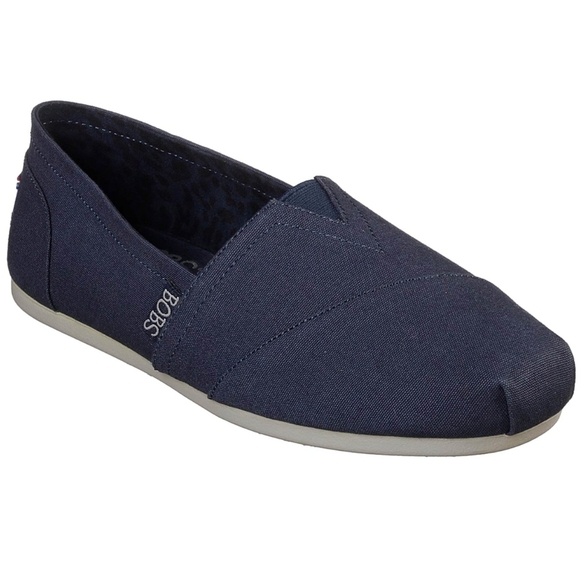 BOBS from Skechers Shoes - BOBS  From Skechers Women's Peace And Love Dark Navy Flats